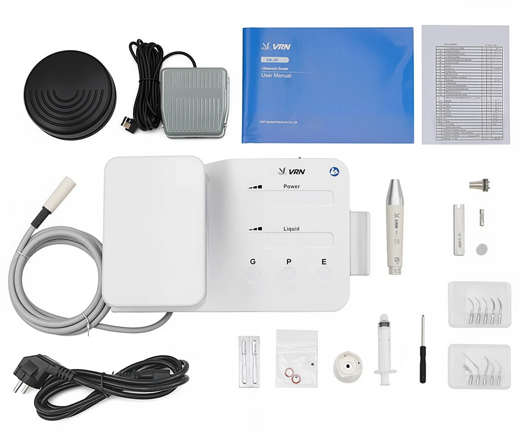 VRN DA-20 Détartreur dentaire ultrasonique + pièce à main LED (embouts compatibles EMS Woodpecker)